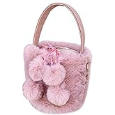 2023 Bucket Bags Versatile Crossbody Bag Shoulder With Plush Ball Pendant For Women Girl Trendy Handbag Tote Bucket Bag