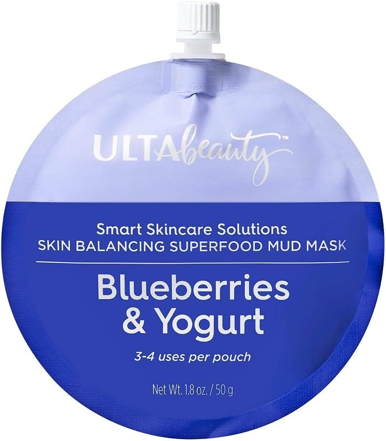 Ulta BeautySkin Balancing Superfood Mud Mask Pouch ~ Blueberries & Yogurt