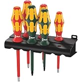 Wera Kraftform Plus 160i/168i/6 Insulated Professional Screwdriver Set, 6-Piece