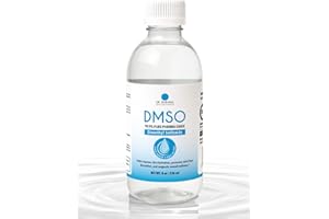 DMSO Liquid – 99.9% Pure Pharma Grade Dimethyl Sulfoxide | Soothing Topical Support & Overall Wellness | Low Odor | Made in USA | 8 oz by Dr. Robaina