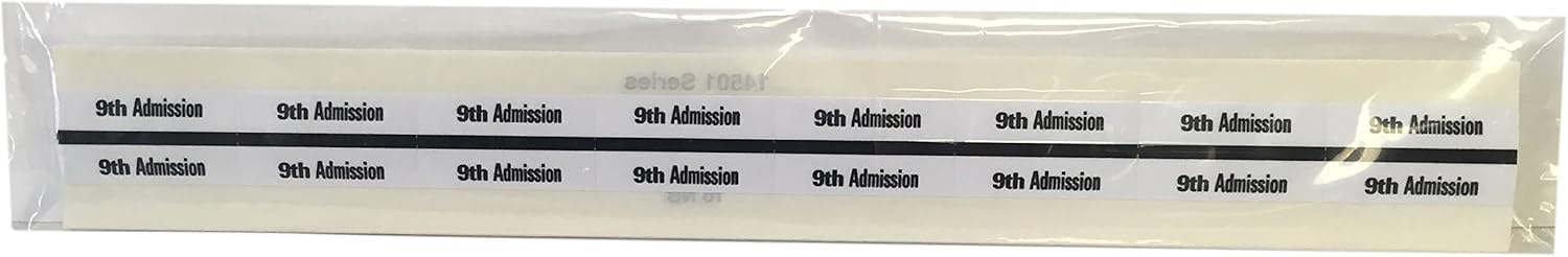 Tabbies Healthcare Admission Index Tabs, 9th Healthcare Admission 1-1/2"W, Black, 100 Tabs Per Pack (14509) : Office Products