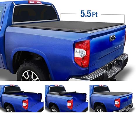 Truxedo Lo Pro Soft Roll Up Truck Bed Tonneau Cover 563801 Fits 2007 20 Toyota Tundra W Track System 56 Bed Automotive Tonneau Covers