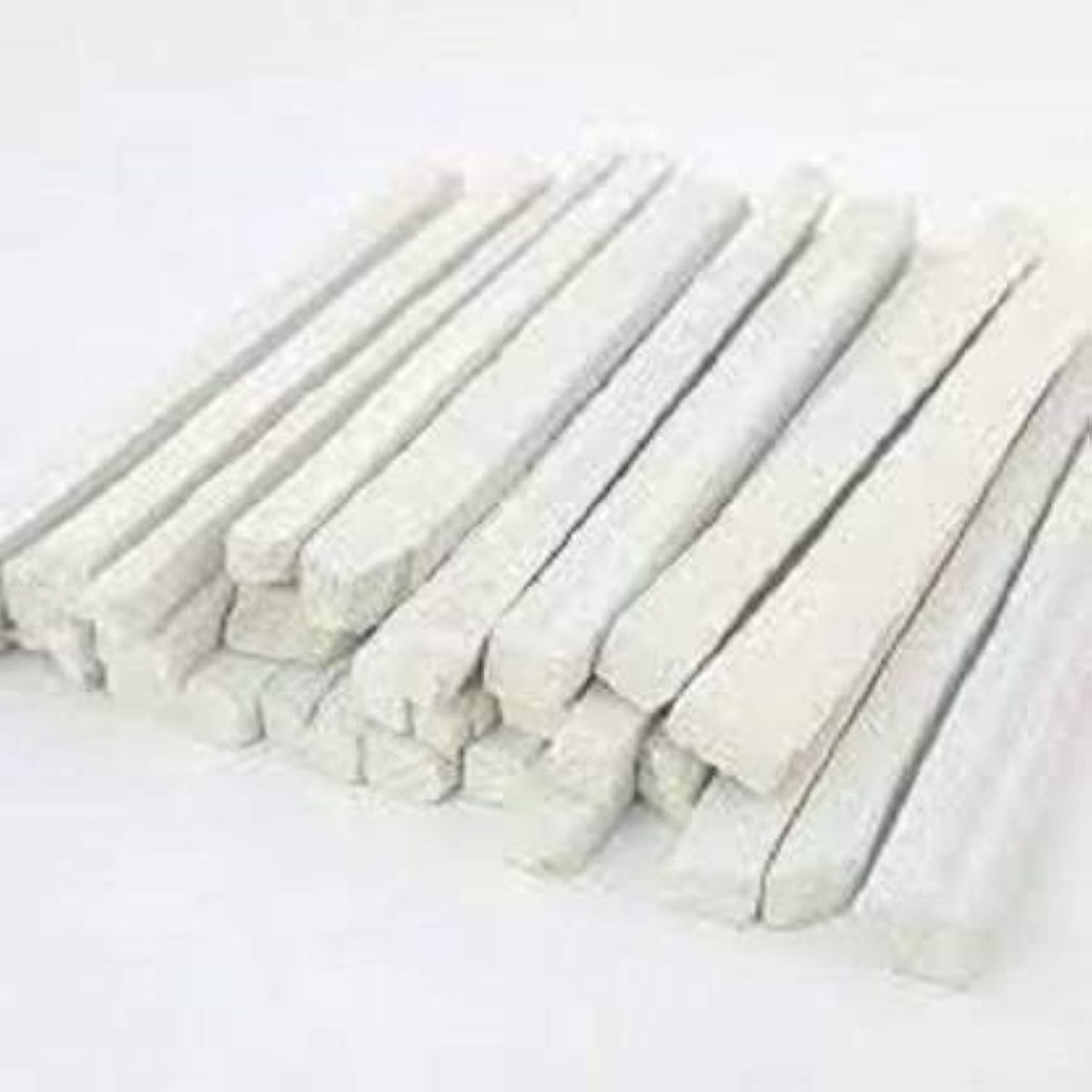 Indian Natural Slate Pencils - Pack of 100, Off White, Medium