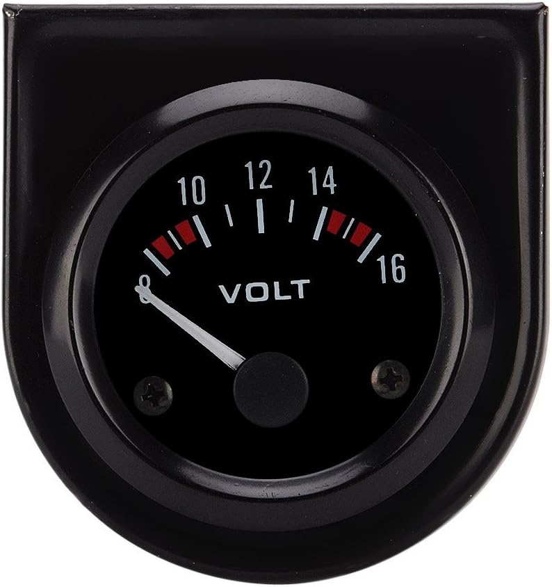 52mm Universal Car 8-16V Voltmeter Volt Gauge Meter 52mm Auto Car Volts