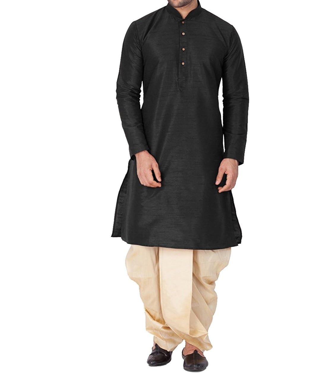 royal kurta dupion silk kurta dhoti for men