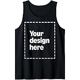 Custom Tank Top with Your Image for Men and Women by Modify by Amazon Merch on Demand