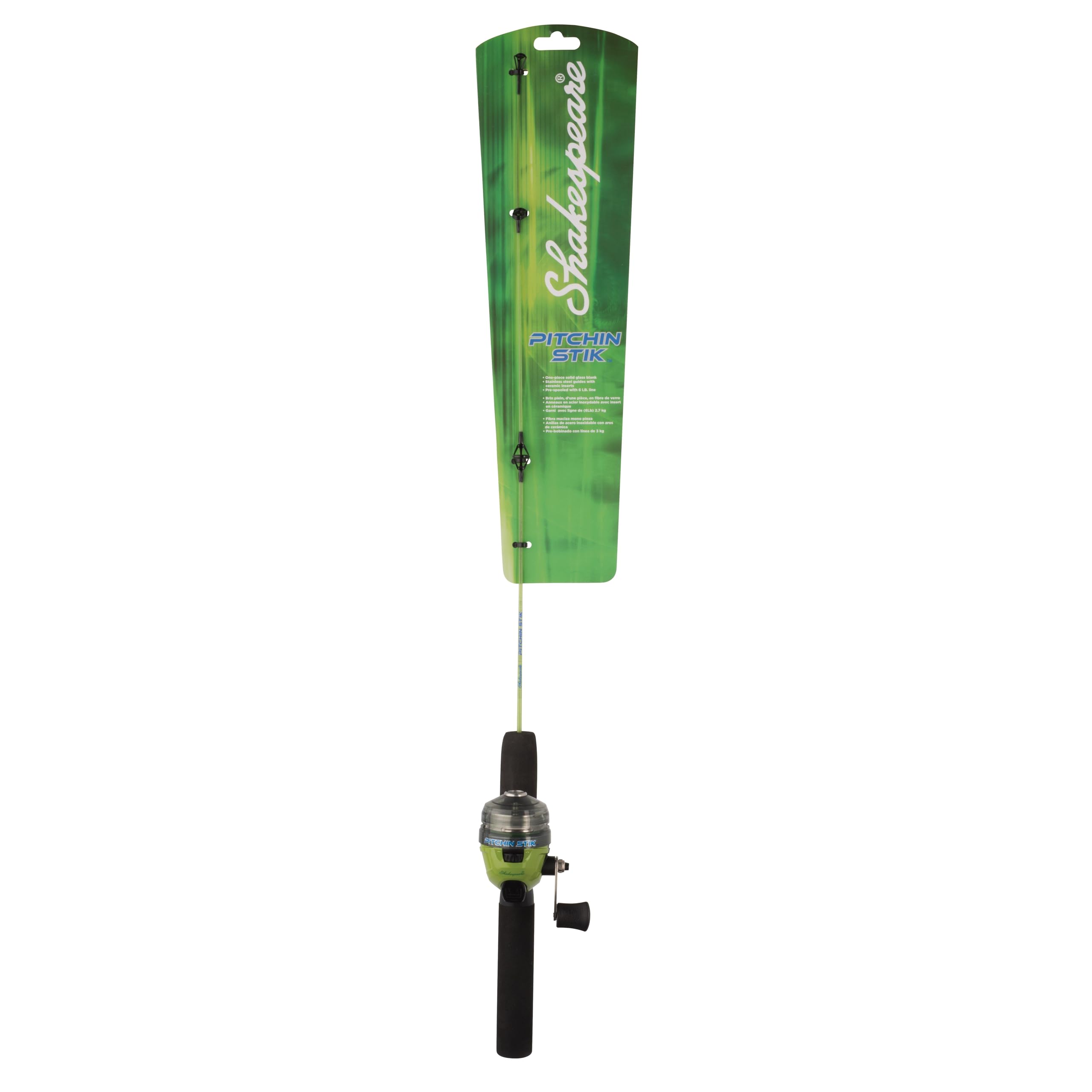 Pitchin Stik Spincast Combo Green 2'6"