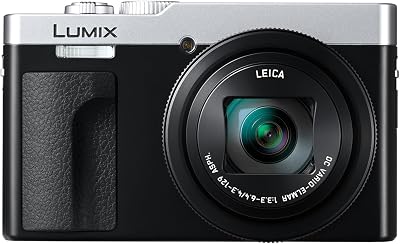 LUMIX DC-TZ99E-S Cámara Compacta con Zoom para Viajes, Lente Leica DC, Zoom de 30x, 20,3 MP, Video 4K 30p, Monitor Inclinable, Wi-Fi, Bluetooth, Color Argento