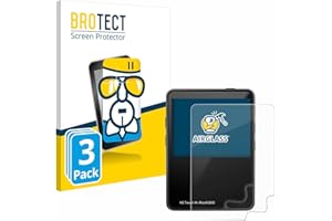 BROTECT Glass Screen Protector Film compatible with HifiWalker H2 touch (3 Pack) - Glass-Foil 9H Protection [Scratch Resistan