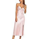 ALCEA ROSEA Women Lingerie Sexy Silk Nightgown Lace Babydoll Satin Slip Teddy Nightie