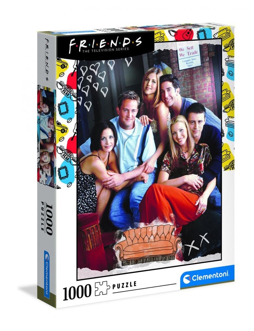 Clementoni 39587, Friends Puzzle for Children and Adults- 1000 pieces, Ages 10 Years Plus