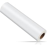 LIQWEI 1 Roll 12" x 50 yd Clear Wash Away Water Soluble Embroidery Stabilizer, 35μm Topping Film Stabilizer for Embroidery Lightweight Sewing Stabilizers for Machine Embroidery Stabilizers Sewing