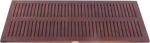 Amazon Com Decoteak 40 X 20 Non Slip Teak Shower Floor Bath