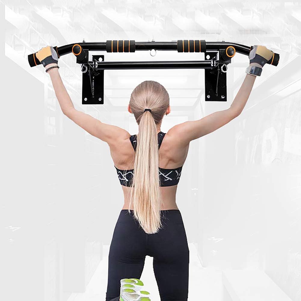 KAILUN Professional Chin Up Bar Pull-Up Device Including Dip Bar & Power Ropes, Folding Door Bar, Secure Door Frame Assembly at Home without Screws