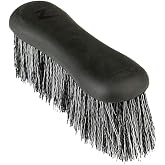 Horze Soft Grip Dandy Brush - Long Bristles - Black - One Size