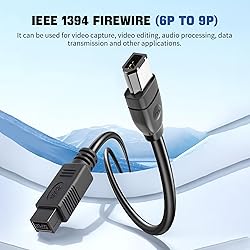 LBSC 9 pin to 6 pin High Speed Firewire Cable iLink