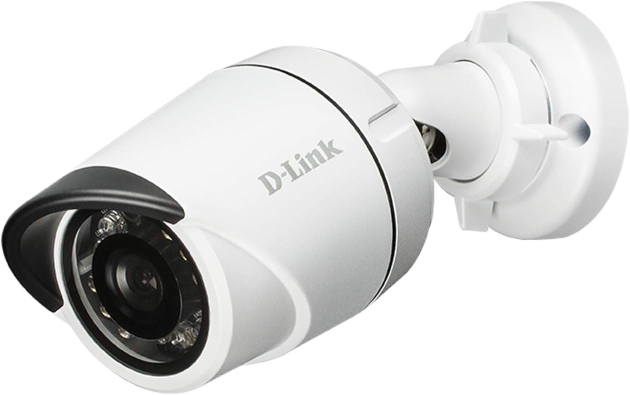 D-Link Vigilance DCS-4705E 5 Megapixel Network Camera - Color, Monochrome - 98.43 ft Night Vision - Motion JPEG, H.265, H.264-2592 X 1440-2.80 mm - CMOS - Cable - Mini Bullet