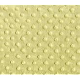 Minky Fabric Dimple Dot Banana / 60" Wide/Sold by the Yard