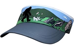 Headsweats Lightweight Performance Running Visor for Men and Women, Bigfoot Collection