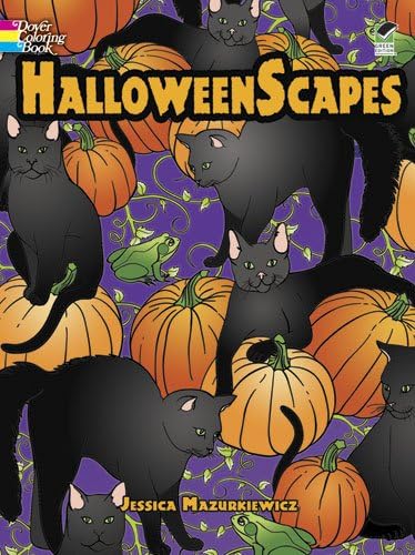 HalloweenScapes Coloring Book (Dover Halloween Coloring Books)