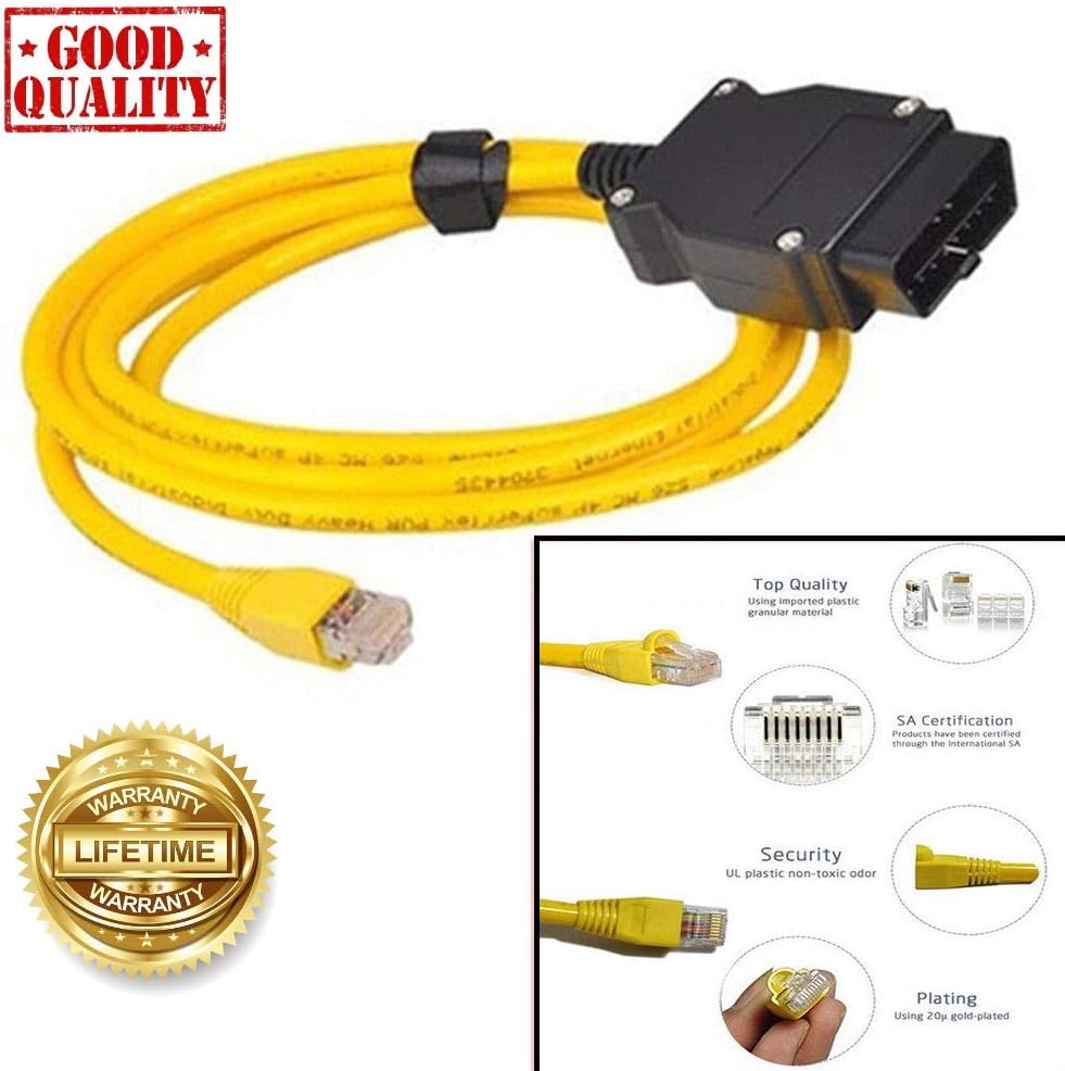 NiceCheck Enet obd2 cable ethernet connector F seires coding cable obd2 to rj45 - Image 5