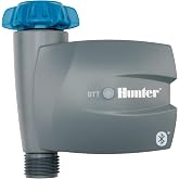Hunter BTT Bluetooth Hose Timer, Sprinkler Timer for Garden Hose, 1-Zone | smart water timer for garden hose with Bluetooth app scheduling, rain delay, manual watering, and battery operation