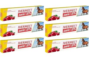 GENERIC Easy-Dose Horse Gel Paste 1.87% – 6-Pack, 6.08g Each, Accurate Feeding for Horses up to 1,250 lbs, Boosts Growth & Energy