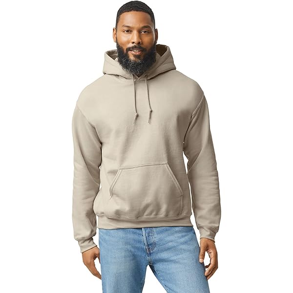 Gildan mens G185 Heavy Blend Hooded SweatShirt, Sport Grey, X