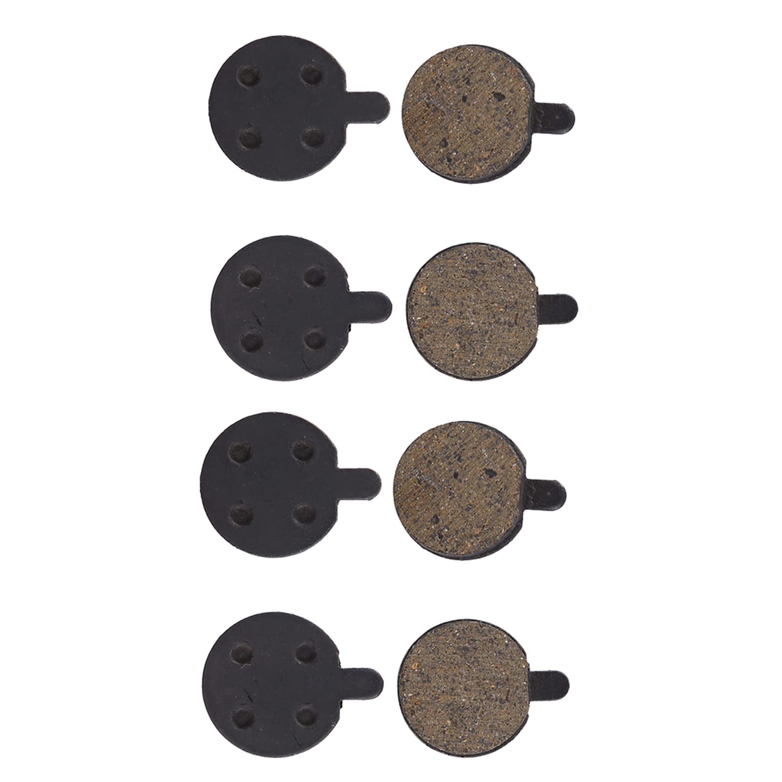 KIMISS Zoom Brake Pads Disc Brake Pads Resin Semimetal 4 Pairs Black Resin Semimetal Disc Brake Pad For Mountain Bike Bicycle