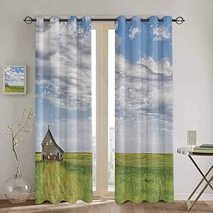 Rustic Home Decor Heat Insulation Curtain Canadian Timber ...