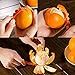 6PCS Easy Orange Citrus Peeler in Bright Orange Color Kitchen Tool