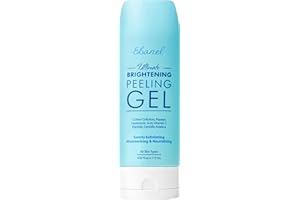 Ebanel Exfoliating Face Scrub Peeling Gel, Brightening Moisturizing Cleanser, Dead Skin Remover for Face, Exfoliating Facial Wash with Centella, Hyaluronic Acid, Vitamin C & E