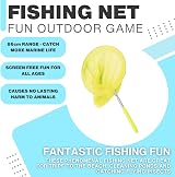 D.A.Y. Republic 27inch Kids Extendable Fishing Net Telescopic Handle Yellow view 3