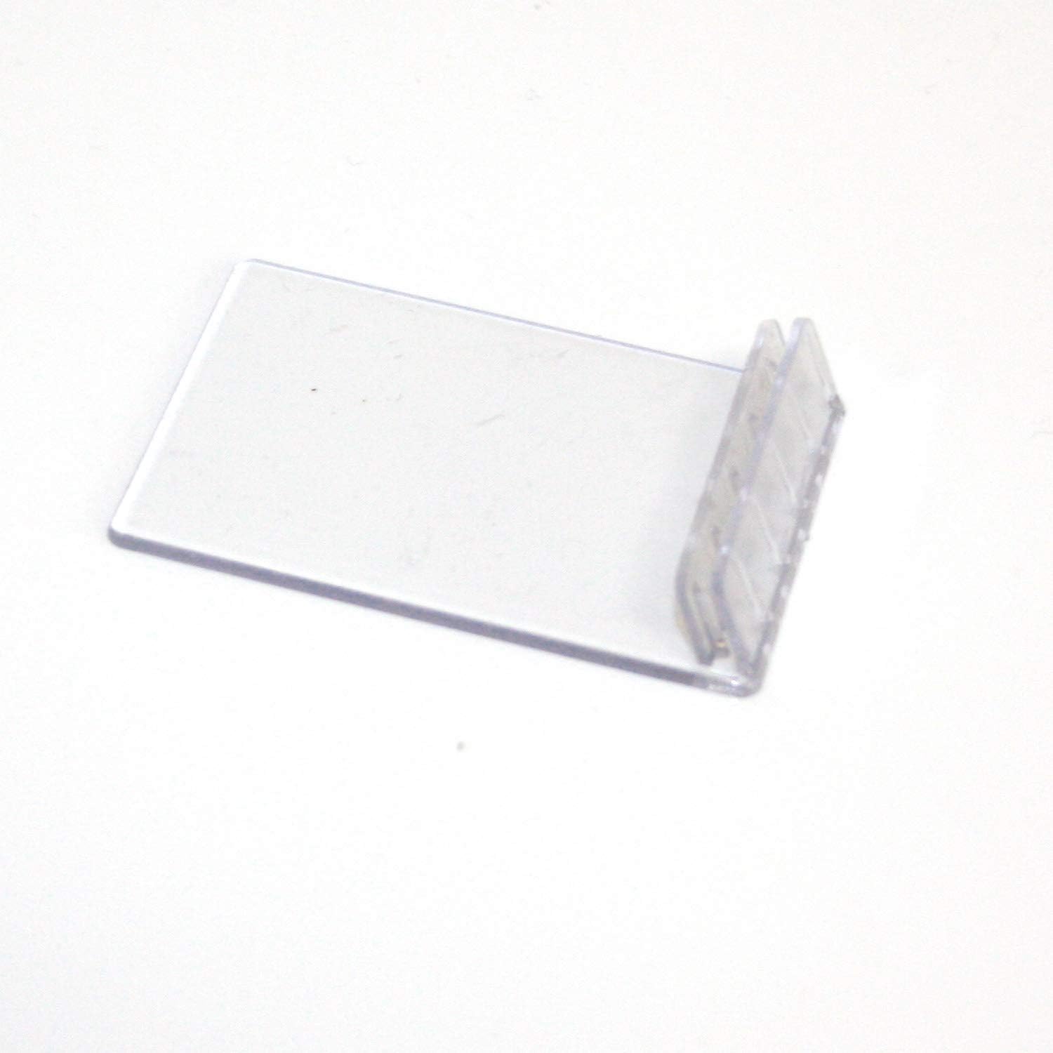 50 x Price Tag Holders With Front Slot For Inserting Card - Ideal For Price Placing - Not Included Cards
