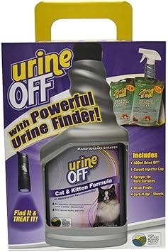 Urine Off Combo Kit Pour Chat Avec Urine Finder Lumiere Noire Et 2 X 2 Tres Lot De 2 Serviettes Absorbantes Pour Urine Elimination Amazon Fr Animalerie