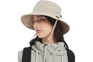 Creekstone Bucket Hat Waterproof Rain Hat for Women Men Sun Hats UPF50+ Packable Summer Hat Hiking Travel Floppy Sun Hat