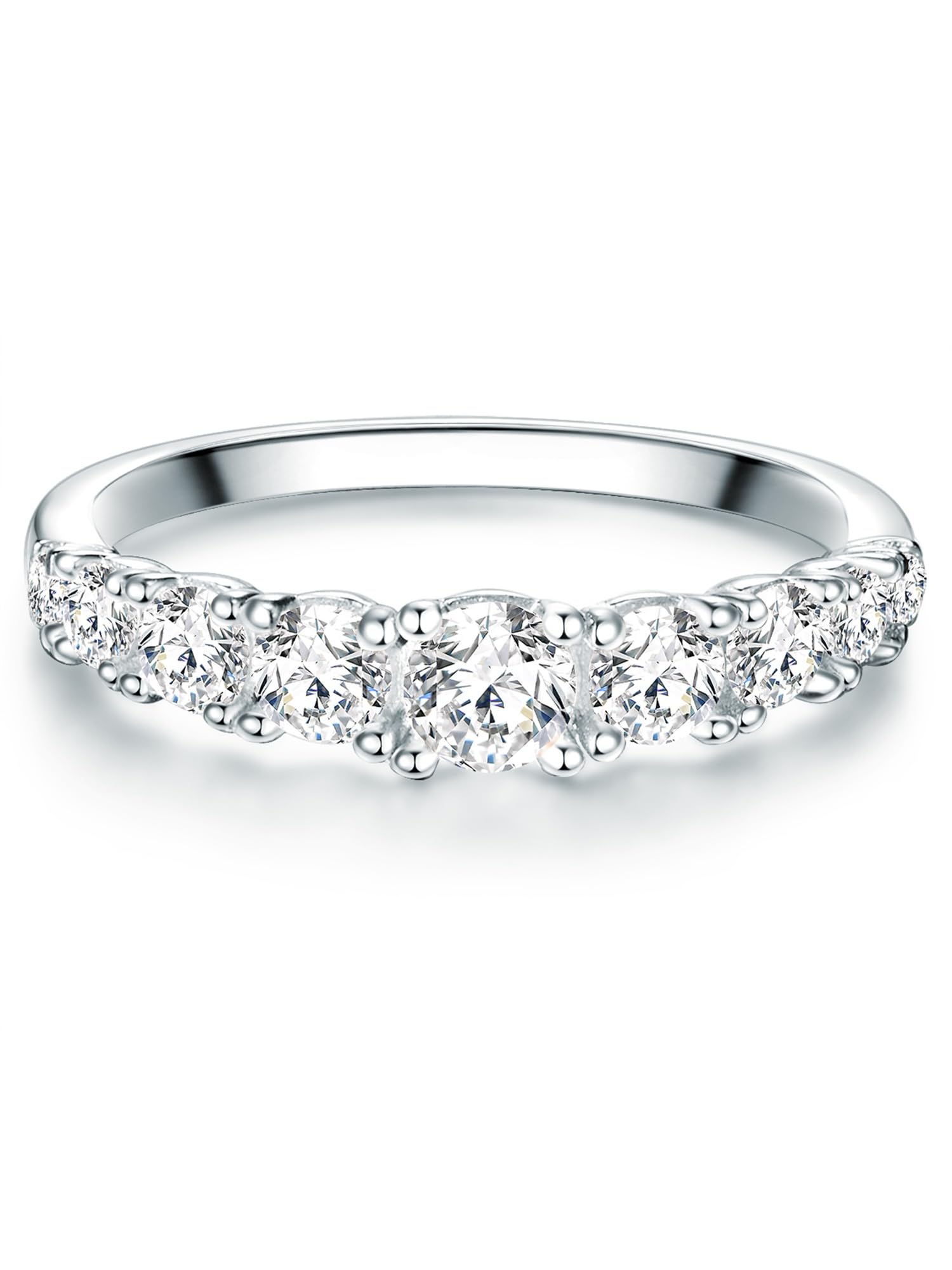 Trilani Female 925/- Sterling Silver Zirconia (CZ) Ring