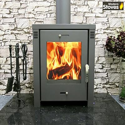 Verona L 10kw Contemporary Wood Burning Stove Amazon Co Uk
