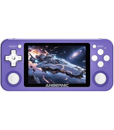 RG351P console de jeu portable 2020 Open Source System RK3326 avec carte TF 64G, écran IPS 3,5 pouces, batterie 3500 mAh, console de jeu portable rechargeable, prise en charge jusqu'à 256 G RG351P console de jeu portable 2020 Open Source System RK3326 avec carte TF 64G, écran IPS 3,5 pouces, batterie 3500 mAh, console de jeu portable rechargeable, prise en charge jusqu'à 256 G