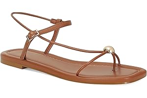 XBKXMK Black Strappy Flat Sandals for Women Comfortable Open Square Toe Sandals Dressy Beach Thong Flip Flop Slides Sandals