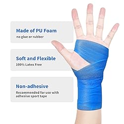 ADMITRY Pre Wrap Tape Athletic,3 Rolls X 22 Yards