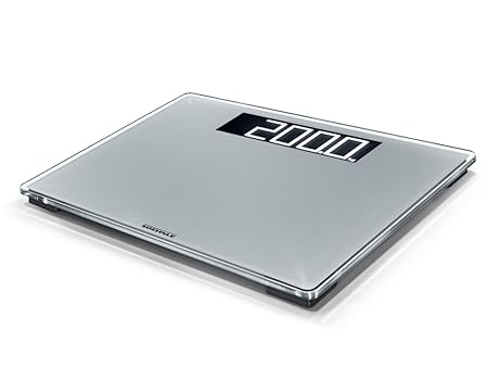 Soehnle Style Sense Comfort 600 Personen Digitalwaage mit Tragkraft bis 200 kg, Waage mit extragroßem LCD-Display, Personenwa