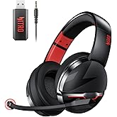 acer PS5 Headset | Non-Stop 100H Battery | Dynamic 50mm Drivers | Clear Voice Mic | Bluetooth5.3, 3.5mm | Gaming Headphones f