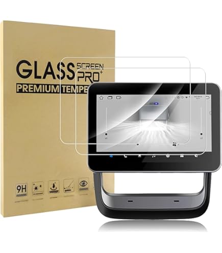 Tesla Model Y & Model 3 Screen Protector [2 Pack] - Anti-Glare & Anti-Fingerprint 15.4" & 8" Display Protection