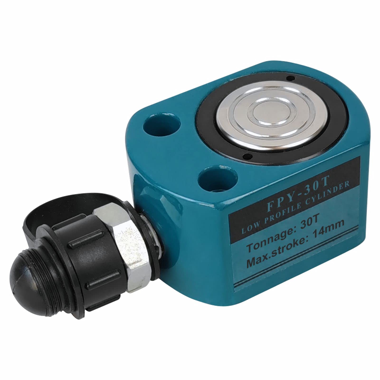 30 ton Ultra-Thin Hydraulic Lifting Cylinders Stroke 0.56" Hydraulic Cylinder Industrial Lifting Jack Ram Low Height