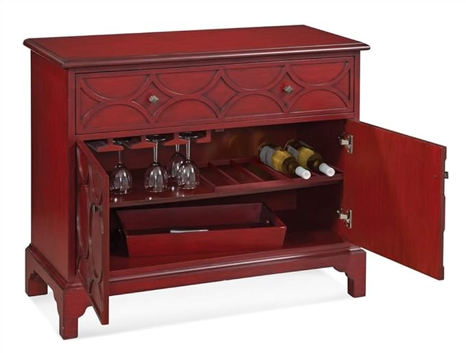 Bassett Mirror Company Bar in Red Kitchen & Dining