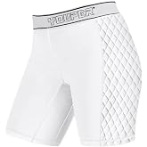 Youper Women's Classic Softball Sliding Shorts, Compression Padded Slider Shorts