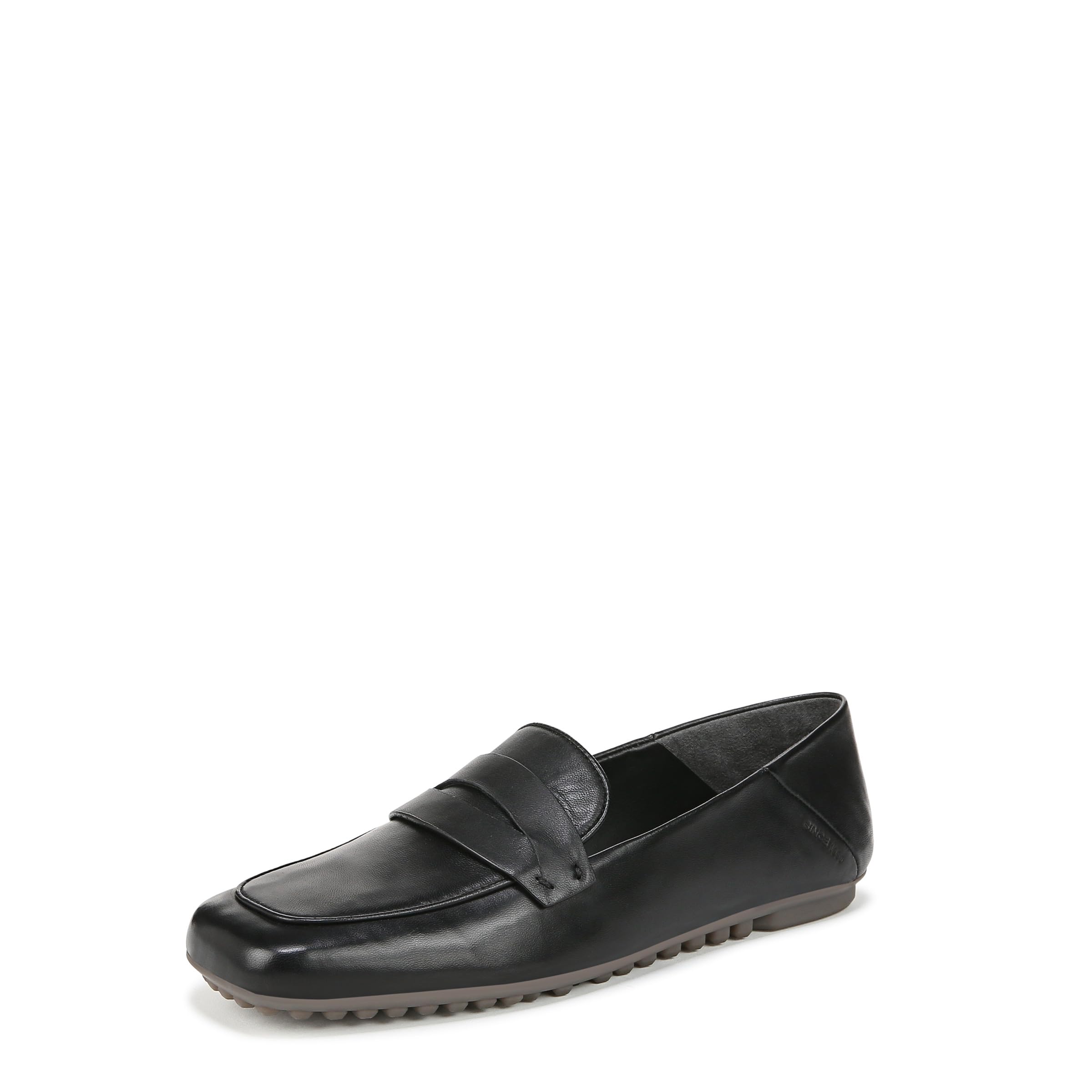 Franco Sarto Womens Zury Driving Style Loafer Black Leather 8 M