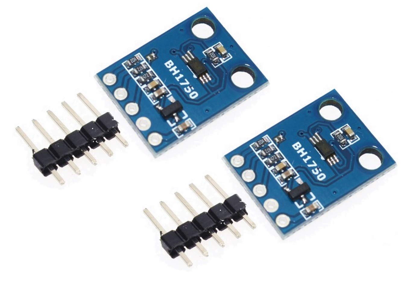 TECNOIOT 2pcs GY-302 BH1750 BH1750FVI Light Intensity Illumination Module | 2pcs GY-302 Digital Light Intensity Sensor Module BH1750FVI For AVR Arduino 3V-5V