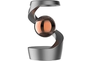 Apqdw Kinetic Desk Toys, Kinetic Spinning Desk Toy, Metal Fidget Toys for Adults, Desk Fidgets for Office for Adults (Gray Rose Gold)